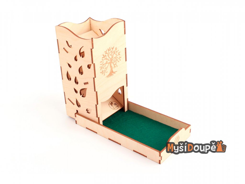 Myší Doupě Dřevěná házecí věž - Strom Obrázek