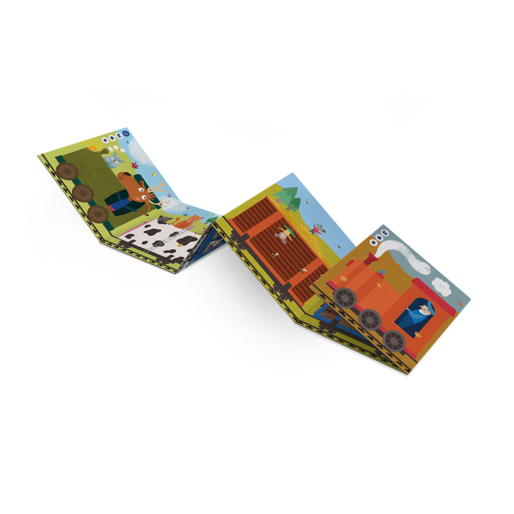 Albi Leporelo Vlakem celým rokem (Kouzelné čtení) Obrázek