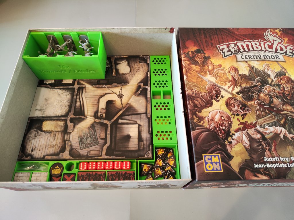 inserty.cz Zombicide Černý mor - Insert (černý)(973C/M214) Obrázek