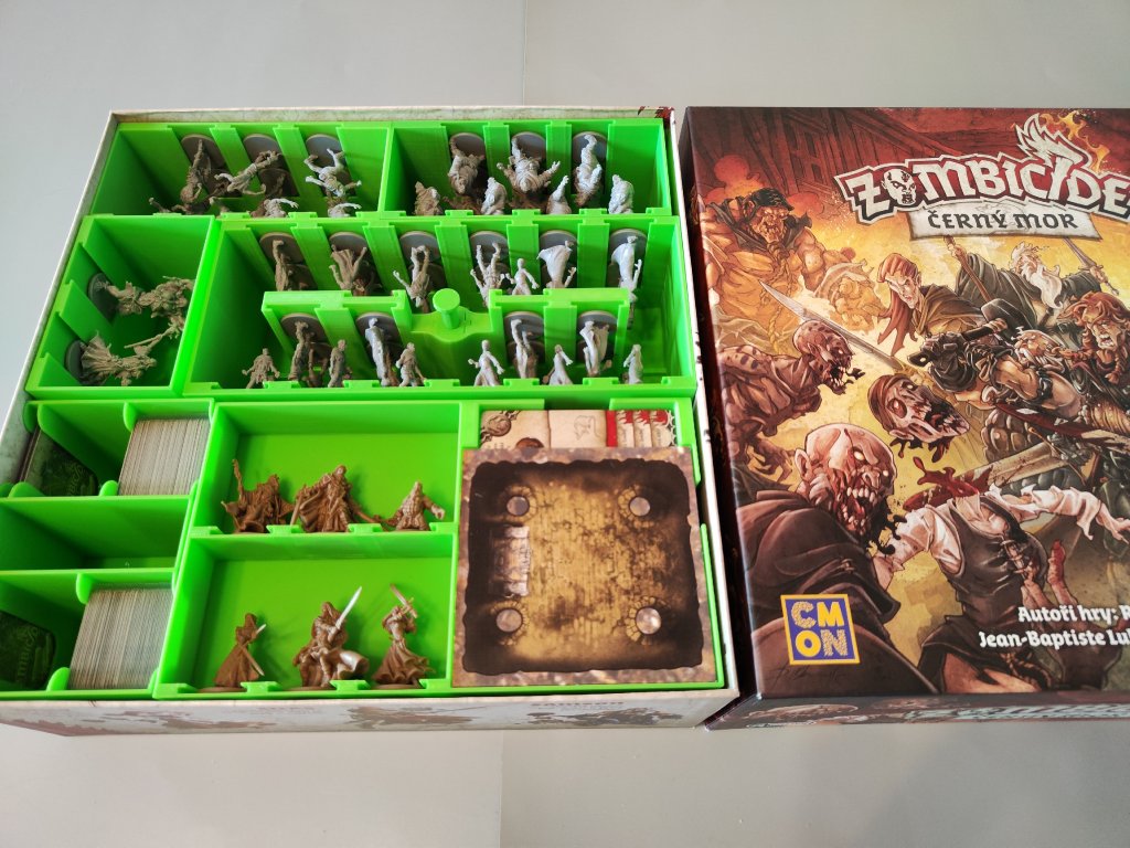 inserty.cz Zombicide Černý mor - Insert (černý)(973C/M214)