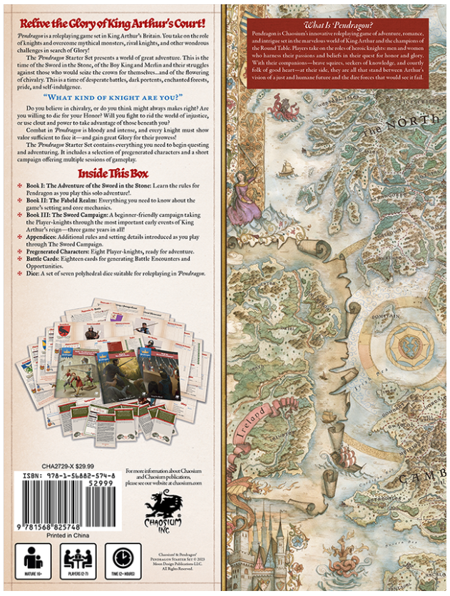 Chaosium Pendragon: Starter Set - EN Obrázek