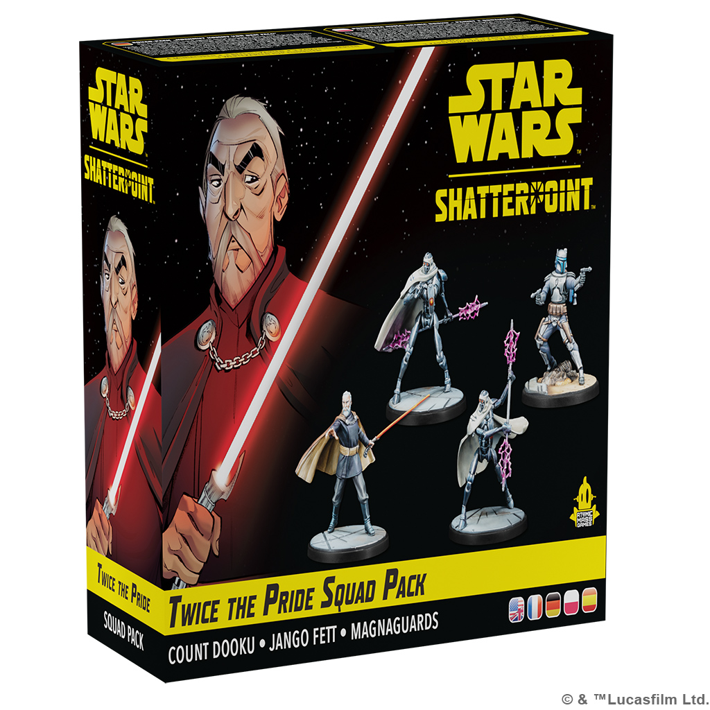 Atomic Mass Games Star Wars: Shatterpoint – Twice the Pride – Count Dooku Squad - EN/FR/IT/DE/ES