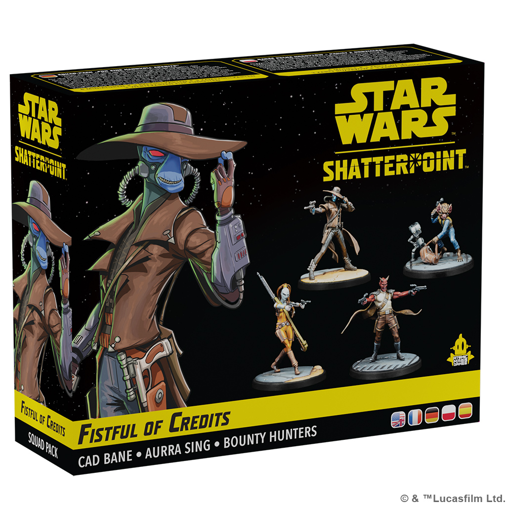 Atomic Mass Games Star Wars: Shatterpoint – Fistful of Credits – Cad Bane Squad Pack - EN/FR/PL/DE/ES