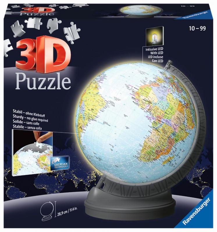 Ravensburger Puzzle-Ball Svítící globus 540 dílků Obrázek