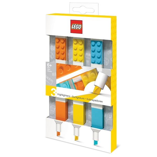 LEGO Stationery LEGO Zvýrazňovače, mix barev - 3 ks