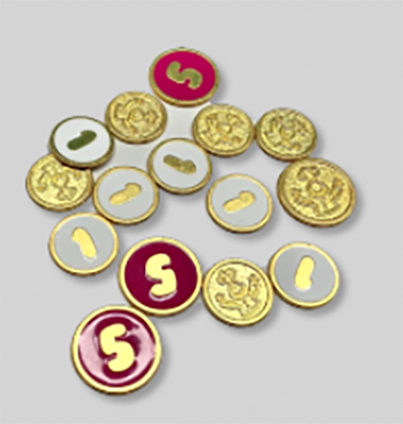 TLAMA games Sladká tečka: Klání cukrářů - Sada kovových mincí (Metal Coins Set)