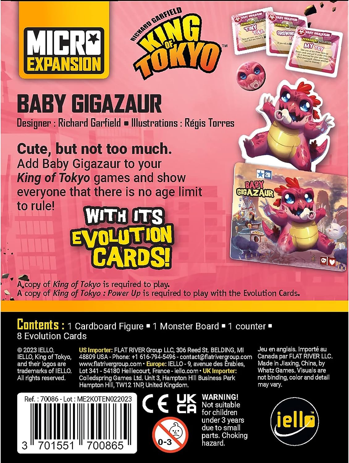 IELLO King of Tokyo: Baby Gigazaur - EN Obrázek