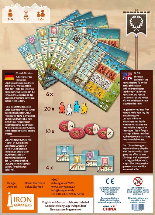 Iron Games Discordia: Magna - EN/DE Obrázek