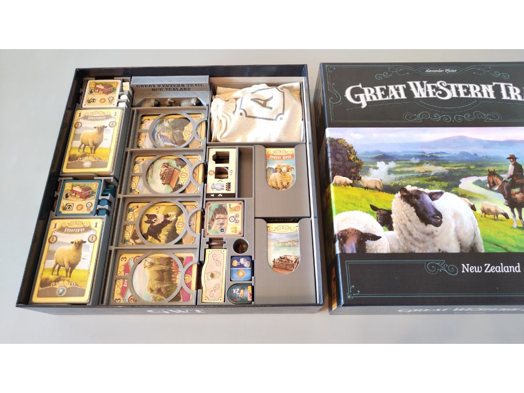 inserty.cz Great Western Trail: New Zealand - Insert (černý, 0039)