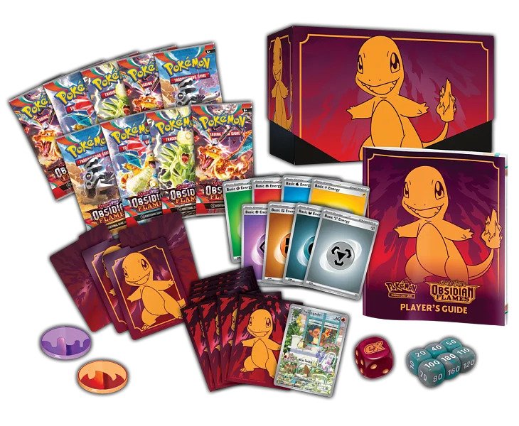Nintendo Pokémon TCG: Obsidian Flames (SV03) - Elite Trainer Box Obrázek