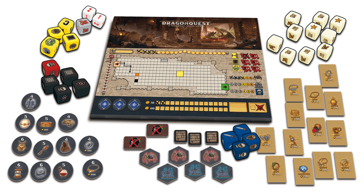 Queen games Dragonquest: A Fantasy Dice Game Obrázek