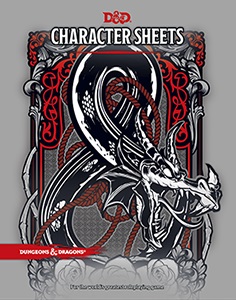 Wizards of the Coast Dungeons & Dragons: Characters Sheets (24 Stk.)
