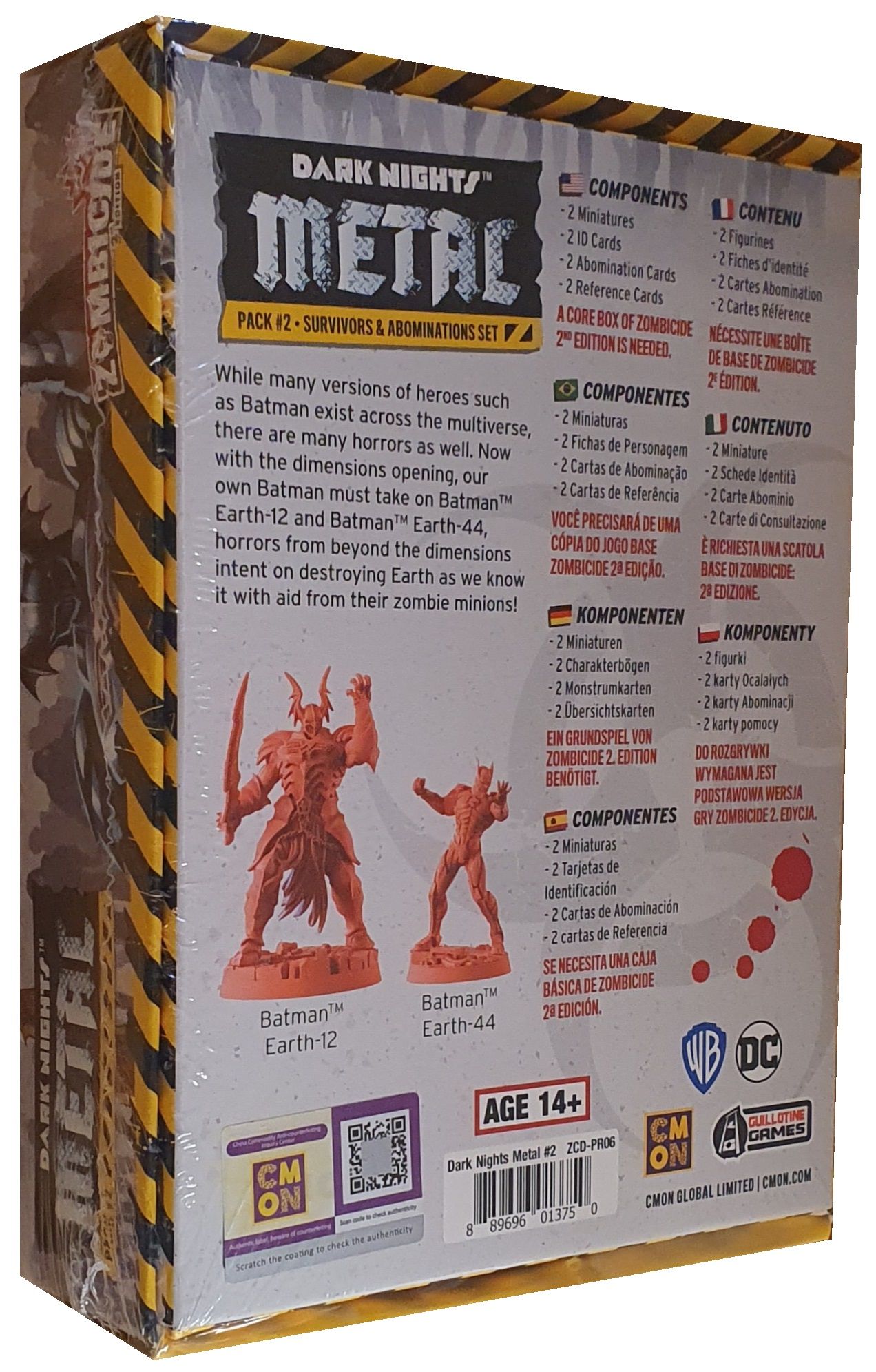 Cool Mini Or Not Zombicide: 2nd Edition – Dark Nights Metal: Pack #2 Obrázek