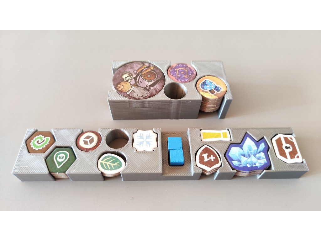 inserty.cz Hrdinové Hlubokého Hvozdu - Insert + mini dice tower (černý, 0040) Obrázek