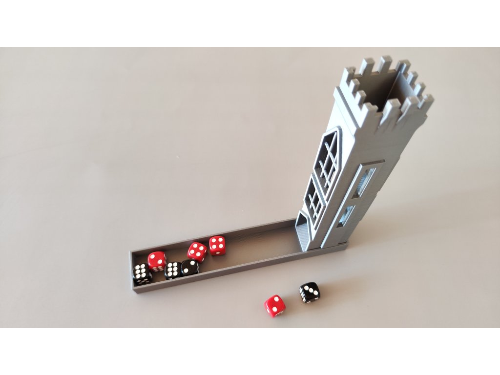 inserty.cz Hrdinové Hlubokého Hvozdu - Insert + mini dice tower (černý, 0040) Obrázek