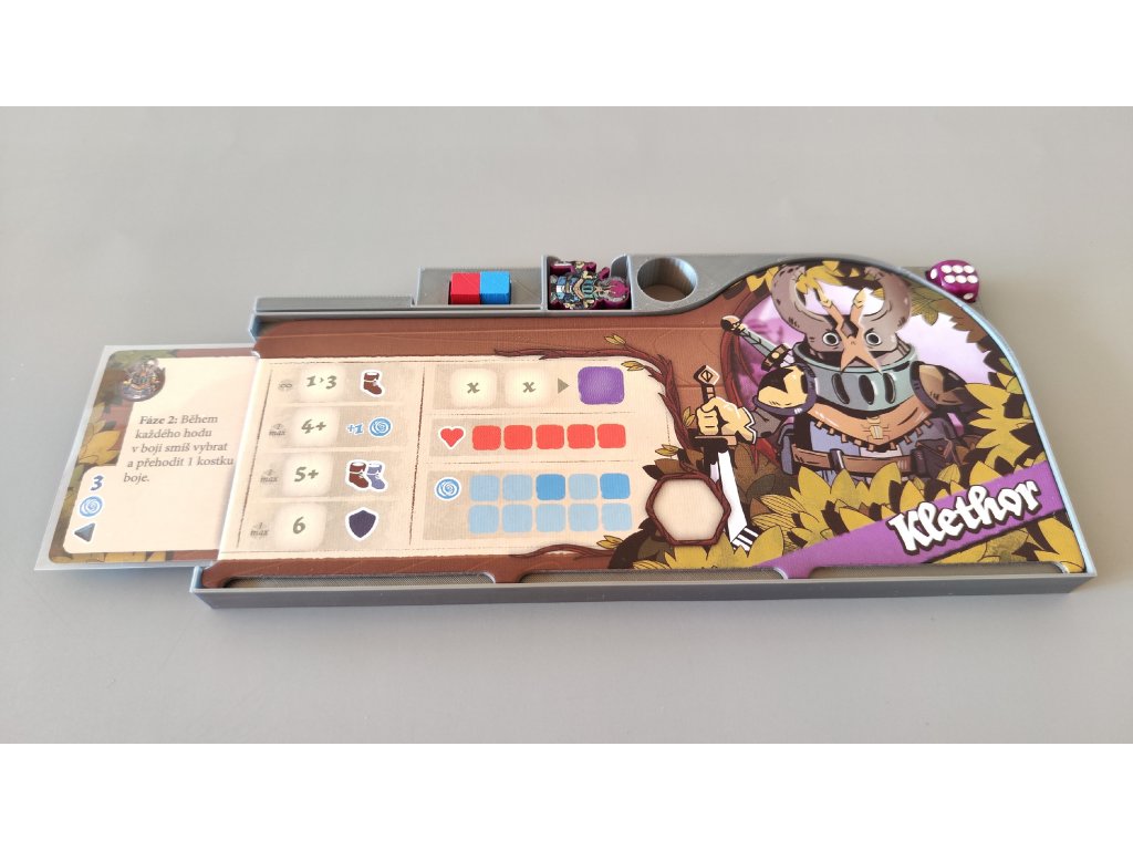 inserty.cz Hrdinové Hlubokého Hvozdu - Insert + mini dice tower (černý, 0040) Obrázek