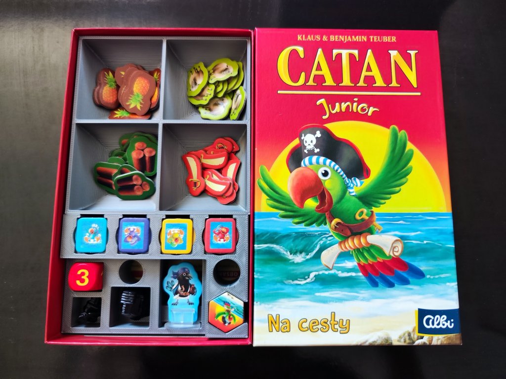 inserty.cz Catan Junior na cesty - Insert (černý, 0041)
