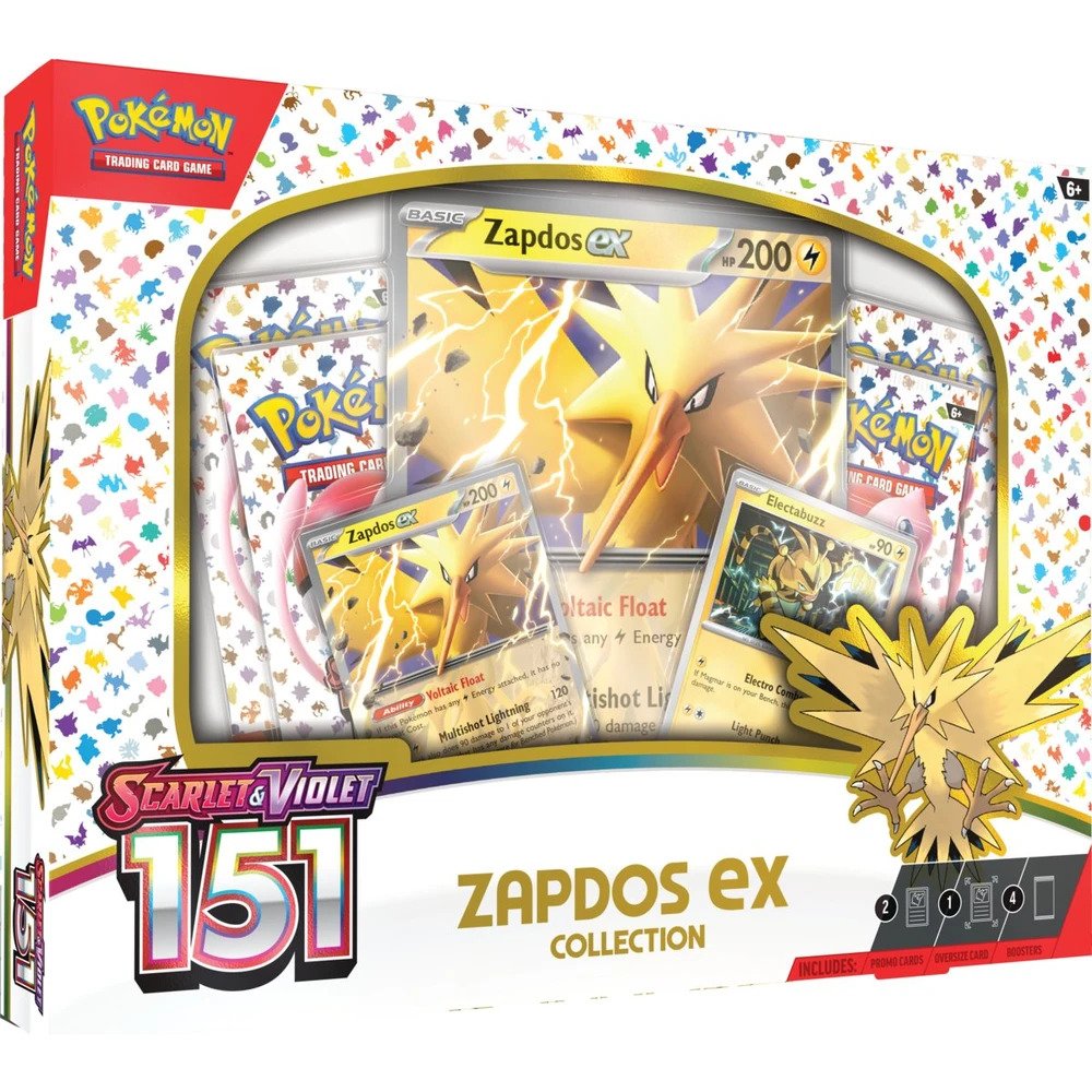 Nintendo Pokémon TCG: Scarlet & Violet 151 - Zapdos ex Collection