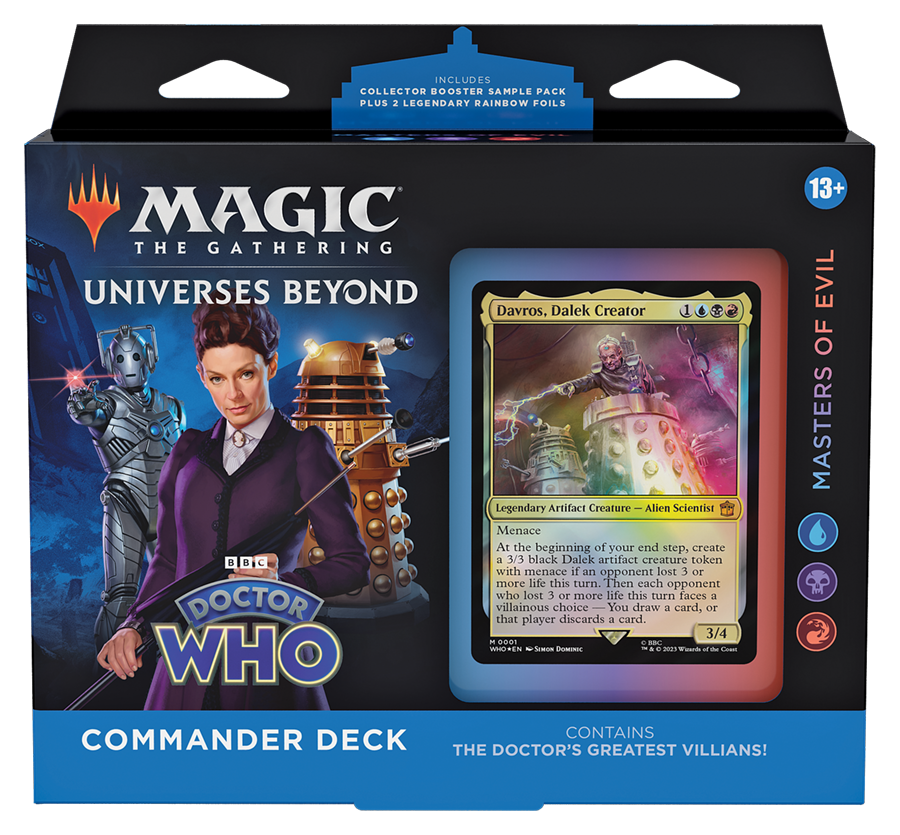 Wizards of the Coast Magic The Gathering - Doctor Who Commander Deck Varianta: Masters of Evil