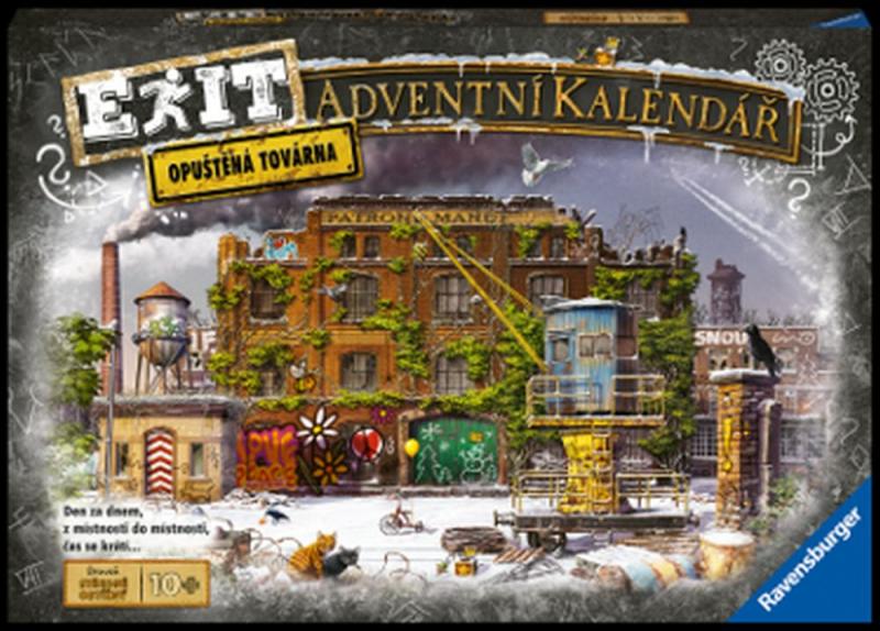 Ravensburger EXIT Adventní kalendář - Továrna CZ (Opuštěná továrna)