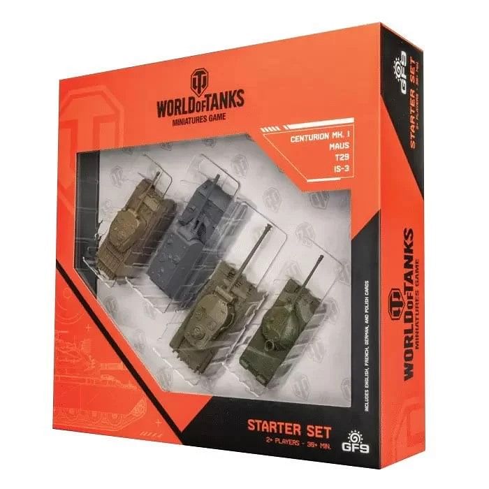 Gale Force Nine World of Tanks Starter Set (Maus, T29, IS-3, Centurion)