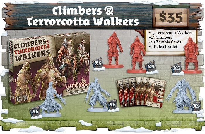 Cool Mini Or Not Zombicide: Climbers & Terrorcotta Walkers Obrázek