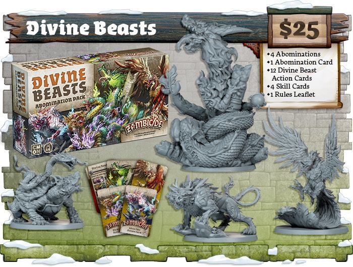 Cool Mini Or Not Zombicide: Divine Beasts Obrázek