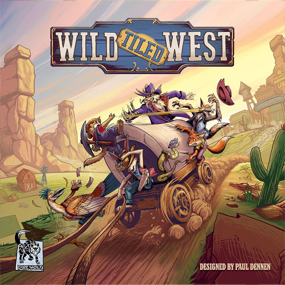 Levně Dire Wolf Wild Tiled West