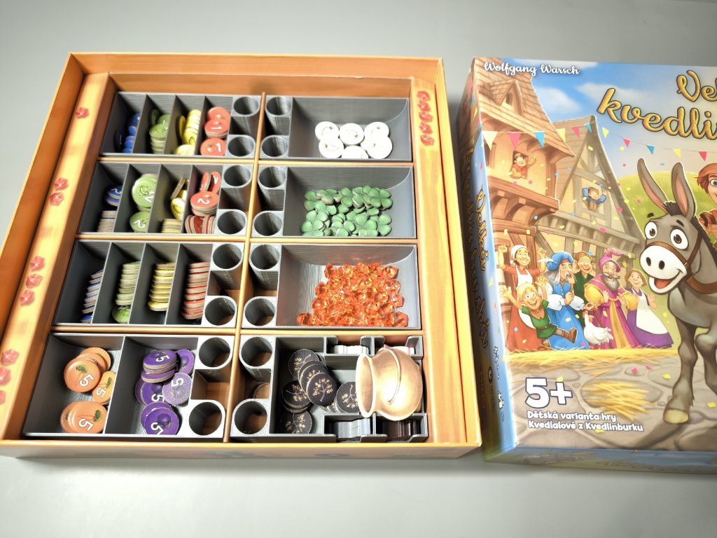 inserty.cz Velká kvedlinburská - Inlay (černá, 0009) (Inlay: Quacks & Co.: Quedlinburg Dash)