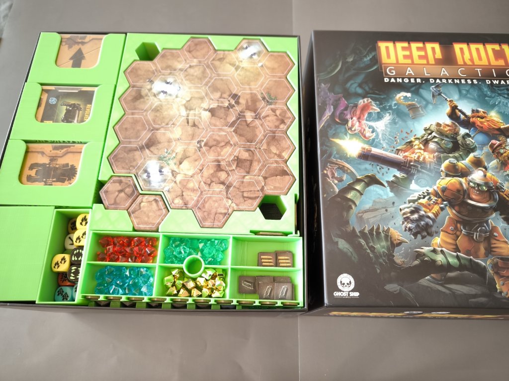 inserty.cz Deep Rock Galactic (Deluxe edition) - Inlay (černá, M842) (Inlay: Deep Rock Galactic Deluxe edition)
