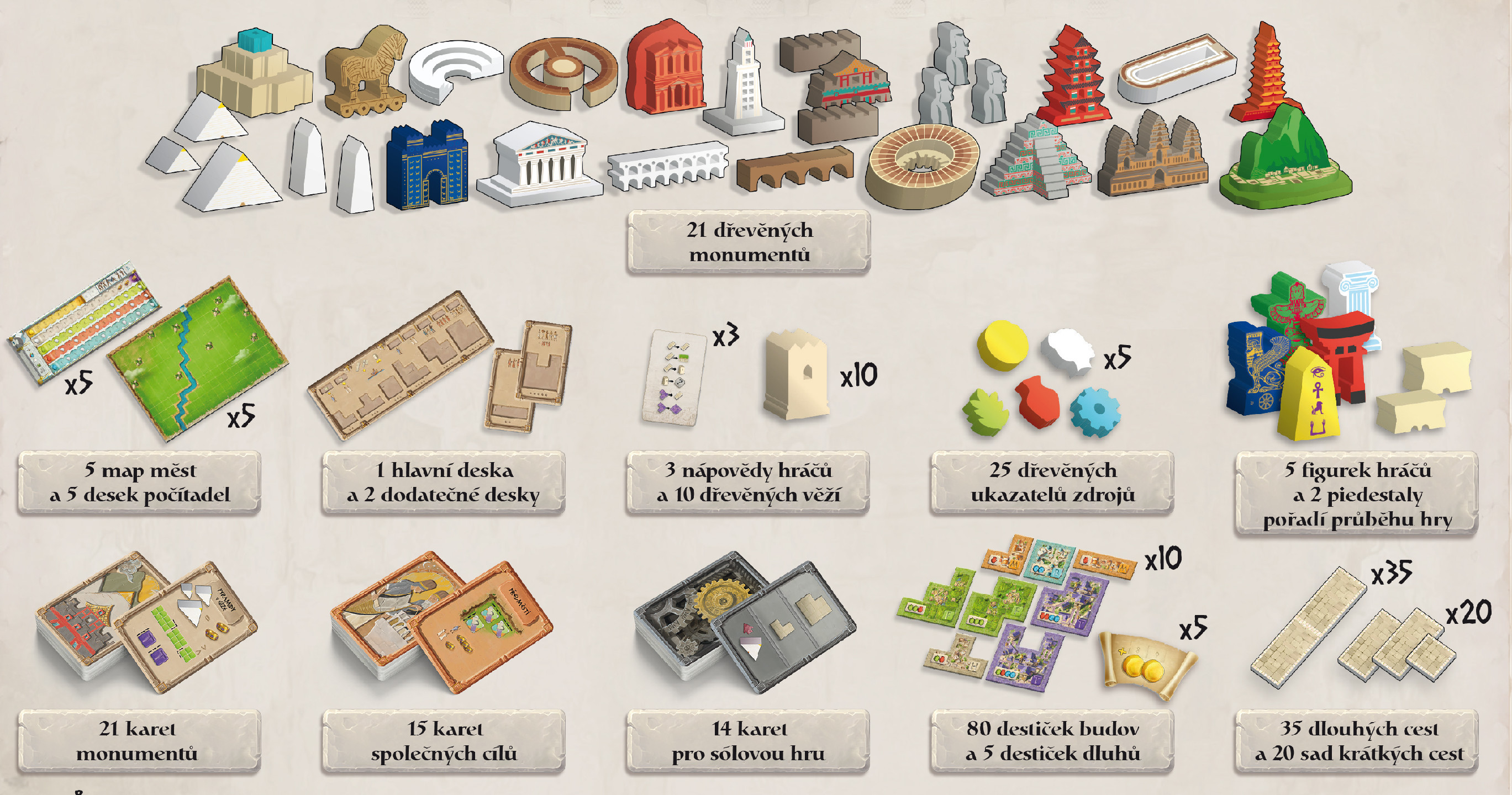 TLAMA games Monumenty věků Obrázek