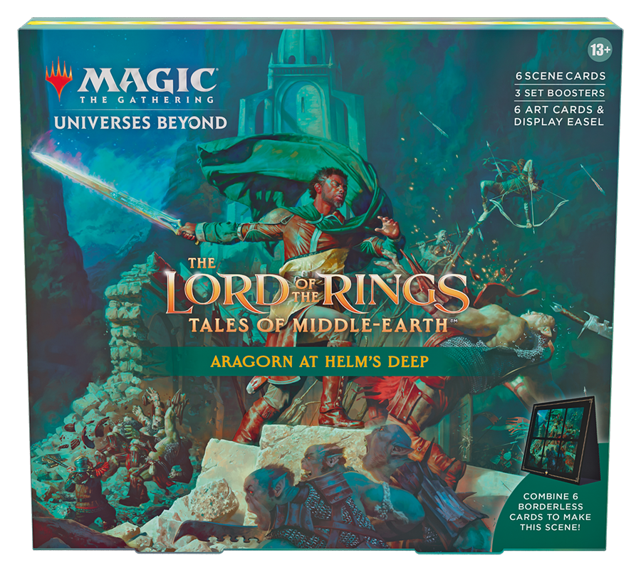 Wizards of the Coast Magic The Gathering - The Lord of the Rings: Tales of Middle-Earth Scene Box Varianta: Aragorn at Helm's Deep