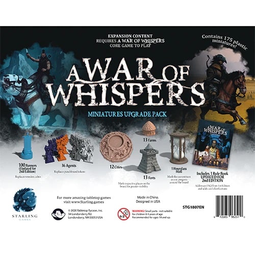 Starling Games A War of Whispers: Miniatures Upgrade Pack