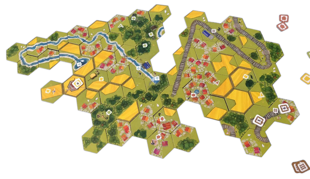 TLAMA games Dorfromantik: Desková hra Obrázek