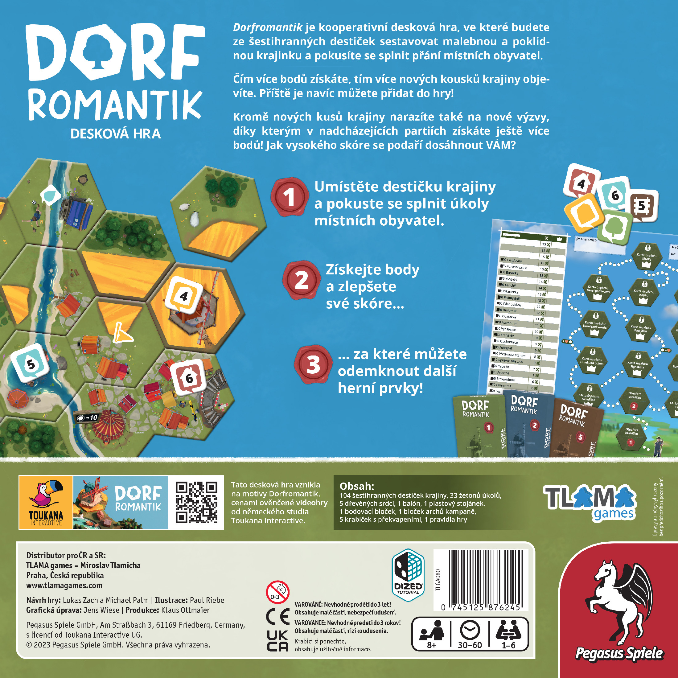 TLAMA games Dorfromantik: Desková hra Obrázek