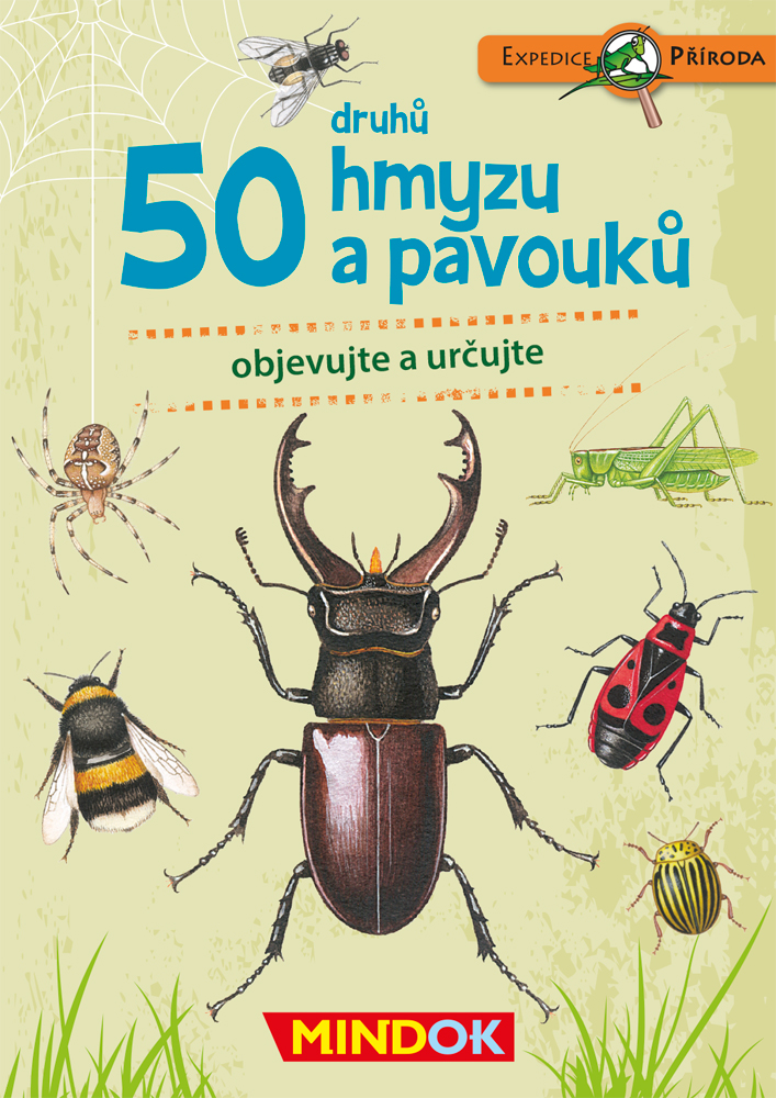 Levně Mindok Expedice příroda: 50 druhů hmyzu a pavouků