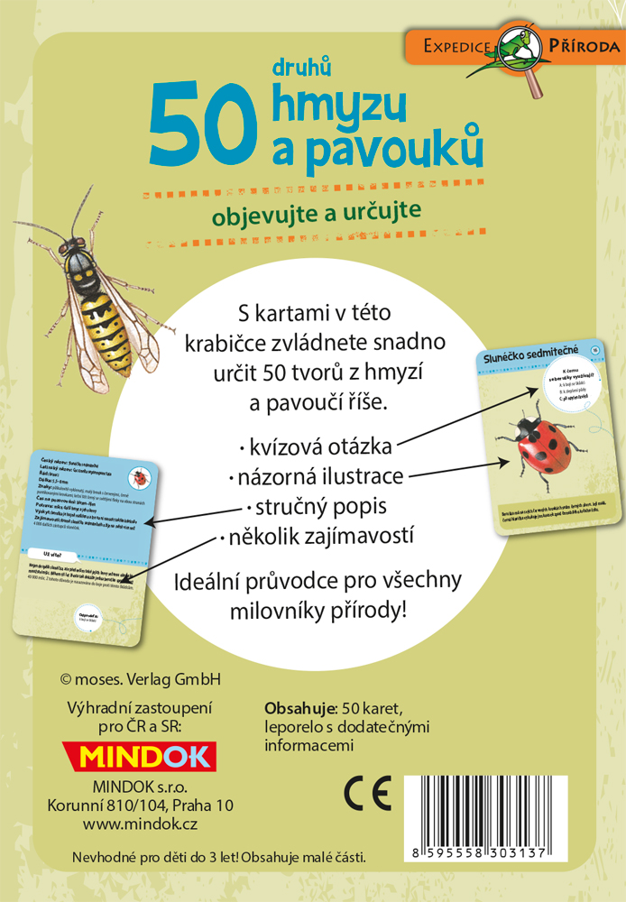 Mindok Expedice příroda: 50 druhů hmyzu a pavouků Obrázek