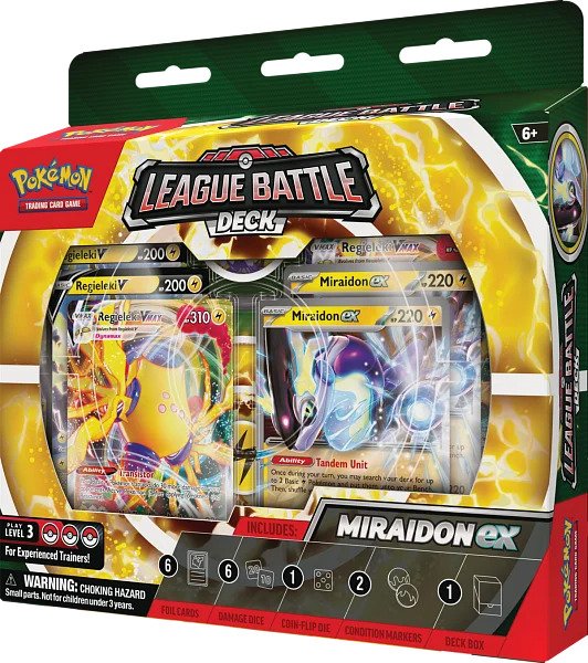 Nintendo Pokémon TCG: Miraidon ex League Battle Deck