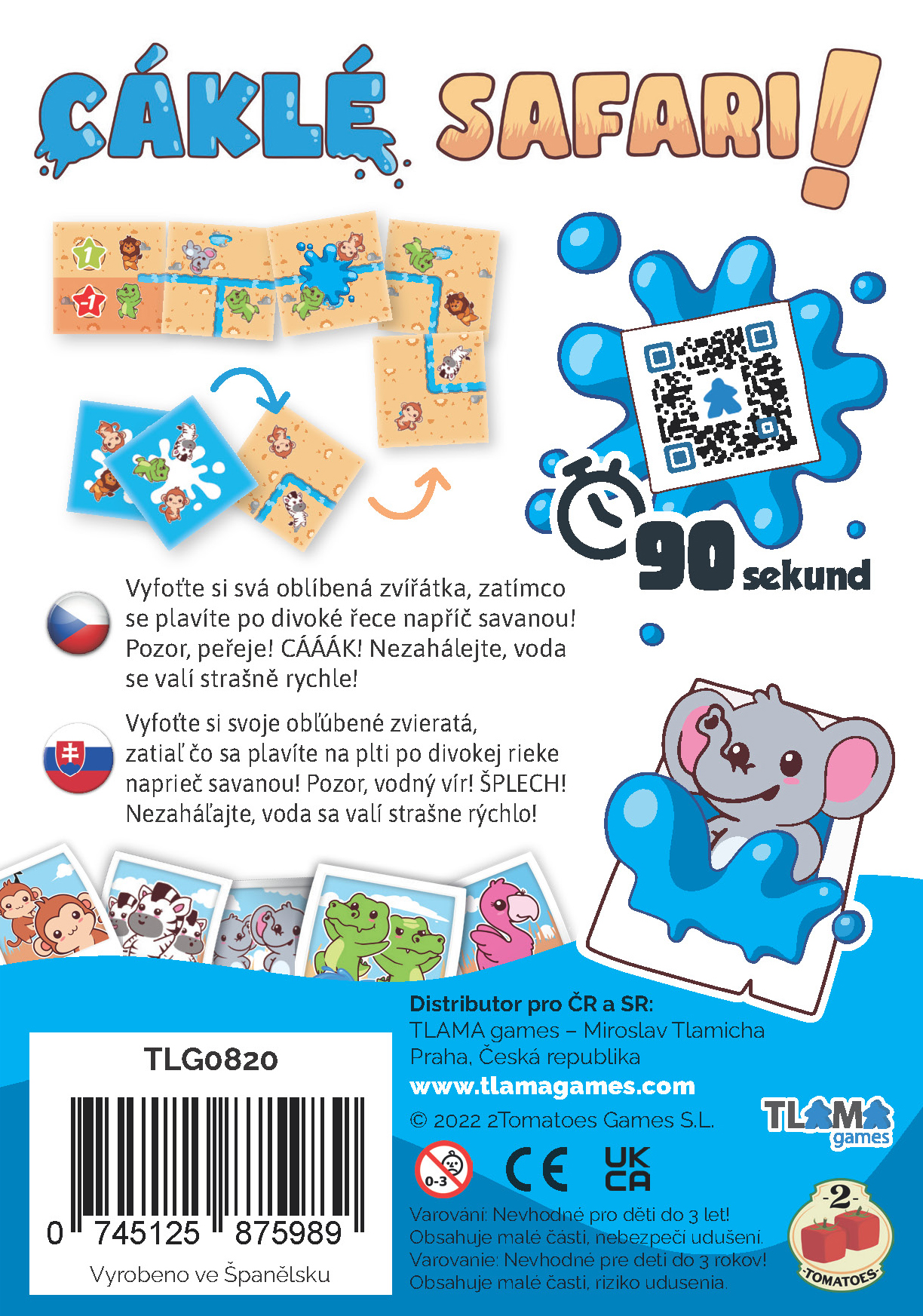 TLAMA games Cáklé safari Obrázek