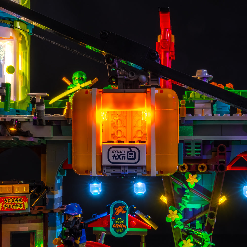 Light my Bricks Sada světel - LEGO Ninjago City Markets 71799 Obrázek
