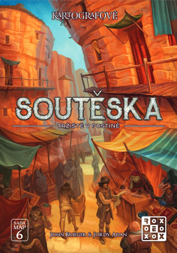 REXhry Kartografové: Sada map 6 - Soutěska: Tržiště v pustině