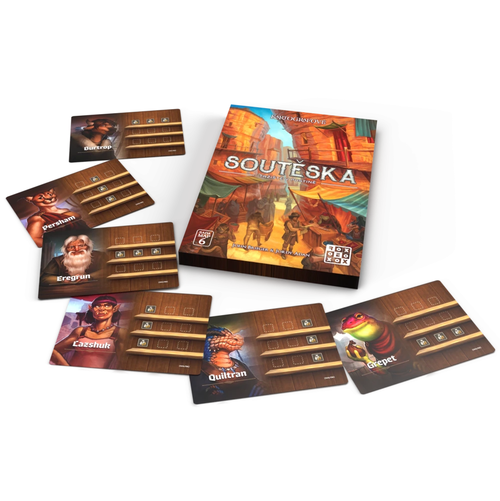 REXhry Kartografové: Sada map 6 - Soutěska: Tržiště v pustině Obrázek