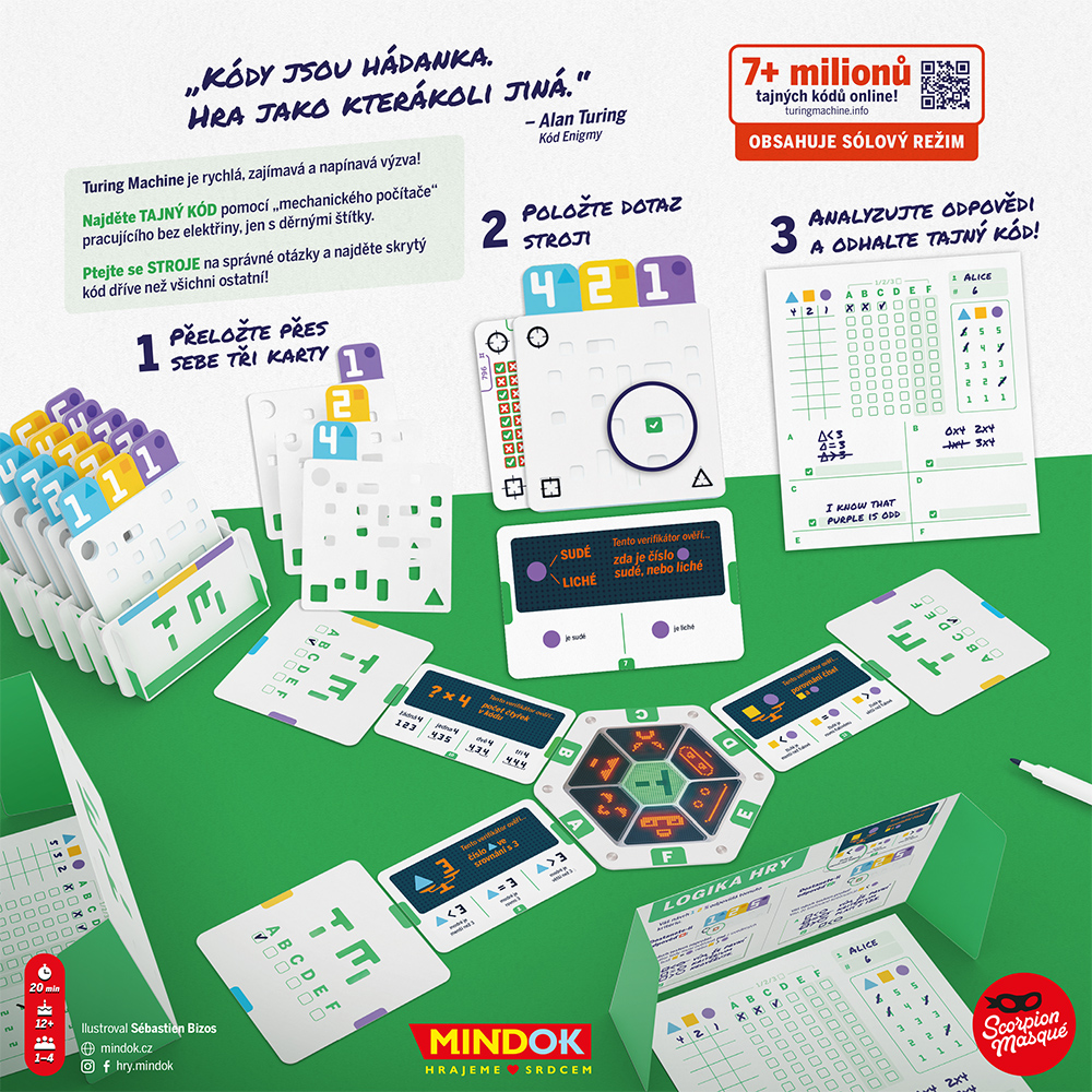 Mindok Turing Machine: Hra o hledání tajných kódů Obrázek