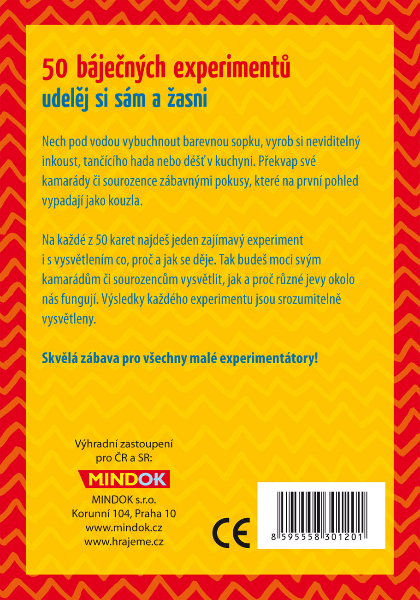 Mindok 50 báječných experimentů Obrázek