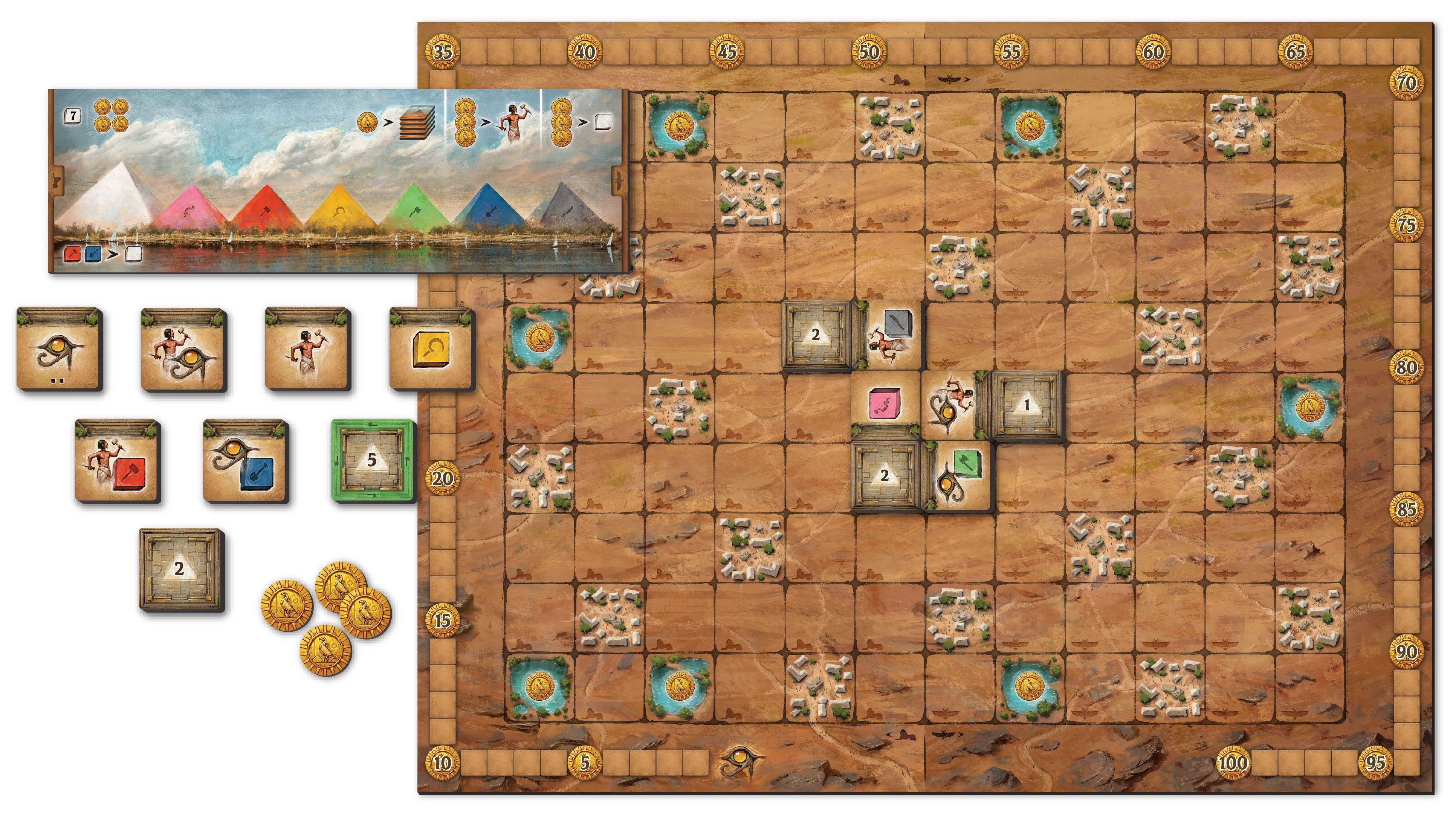 Queen games Terra Pyramides Obrázek