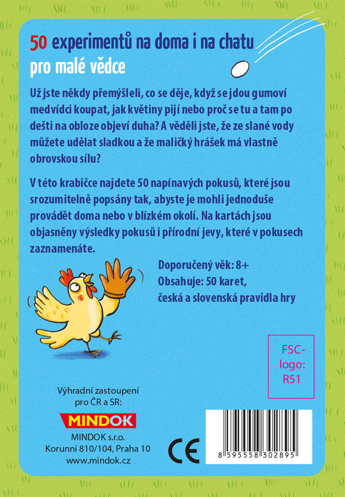 Mindok 50 experimentů na doma i na chatu Obrázek