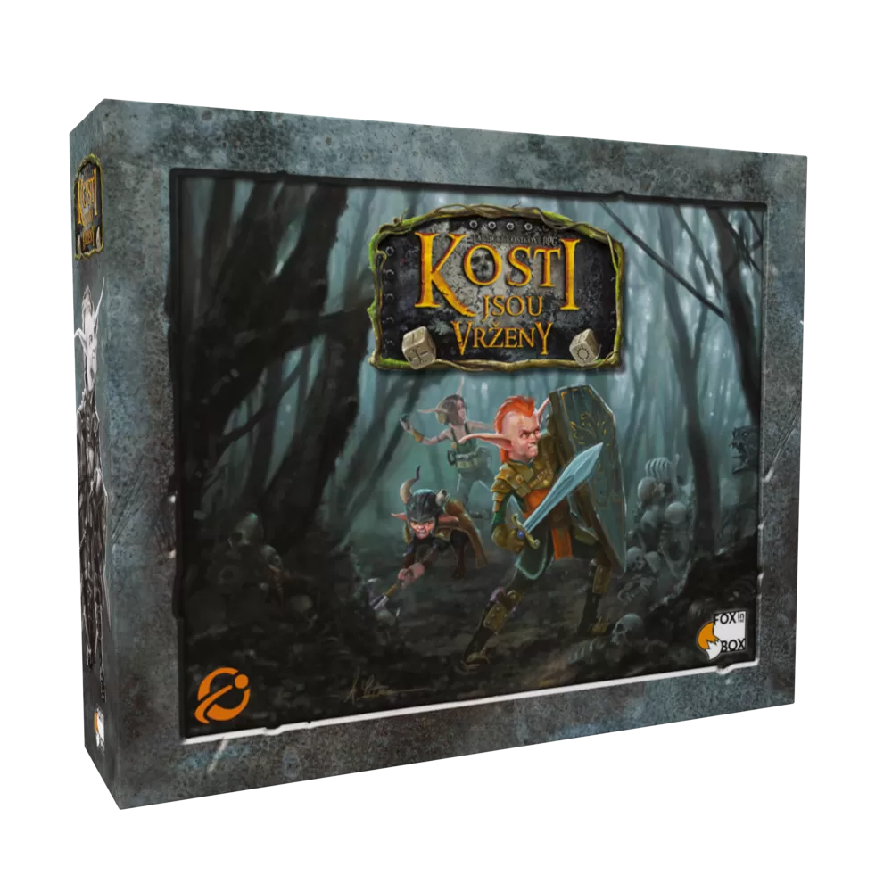 Fox in the Box Kosti jsou vrženy Obrázek