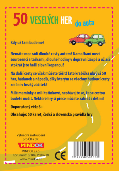 Mindok 50 veselých her do auta Obrázek