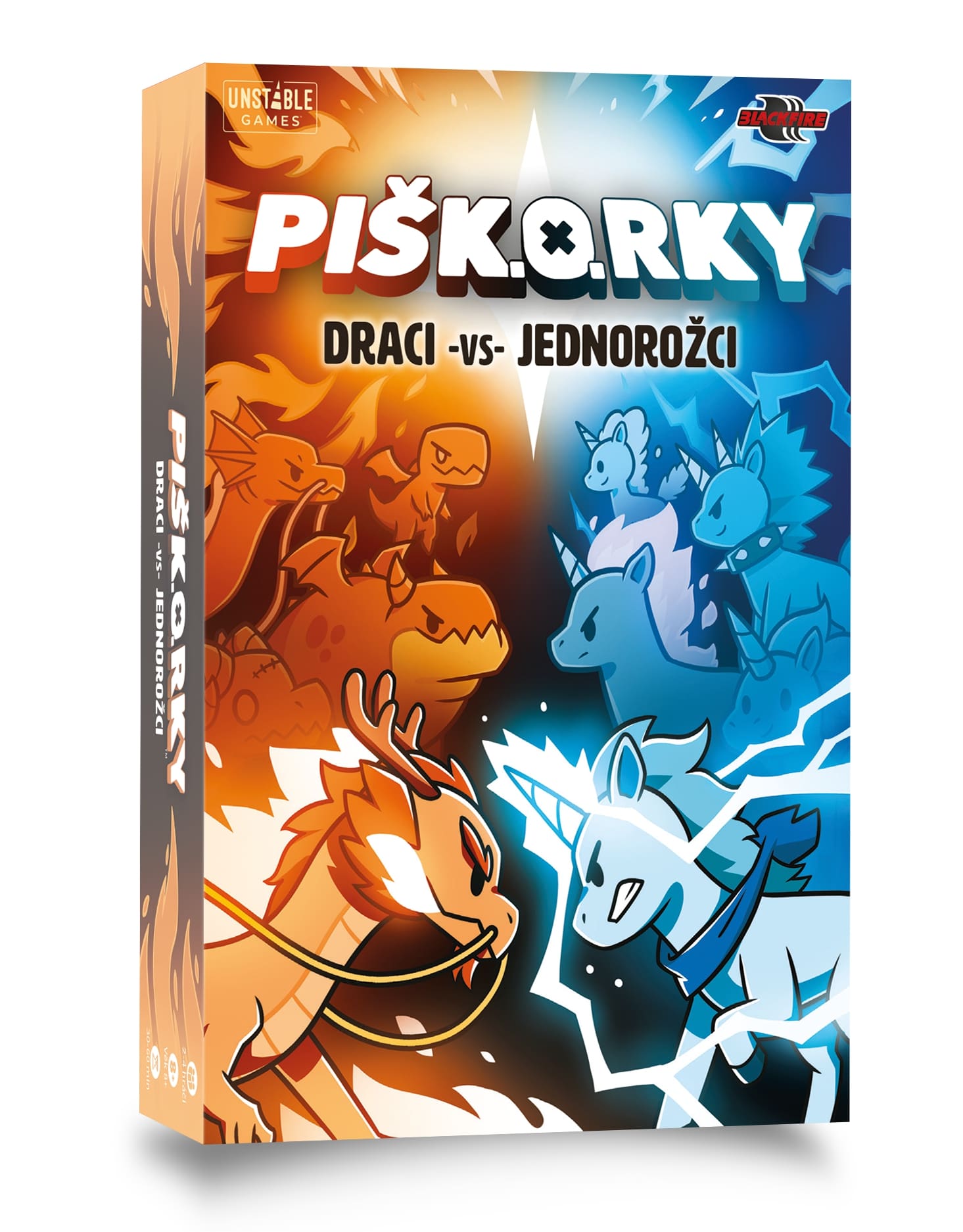 Blackfire CZ Poškozené - PIŠK.O.RKY: Draci vs Jednorožci