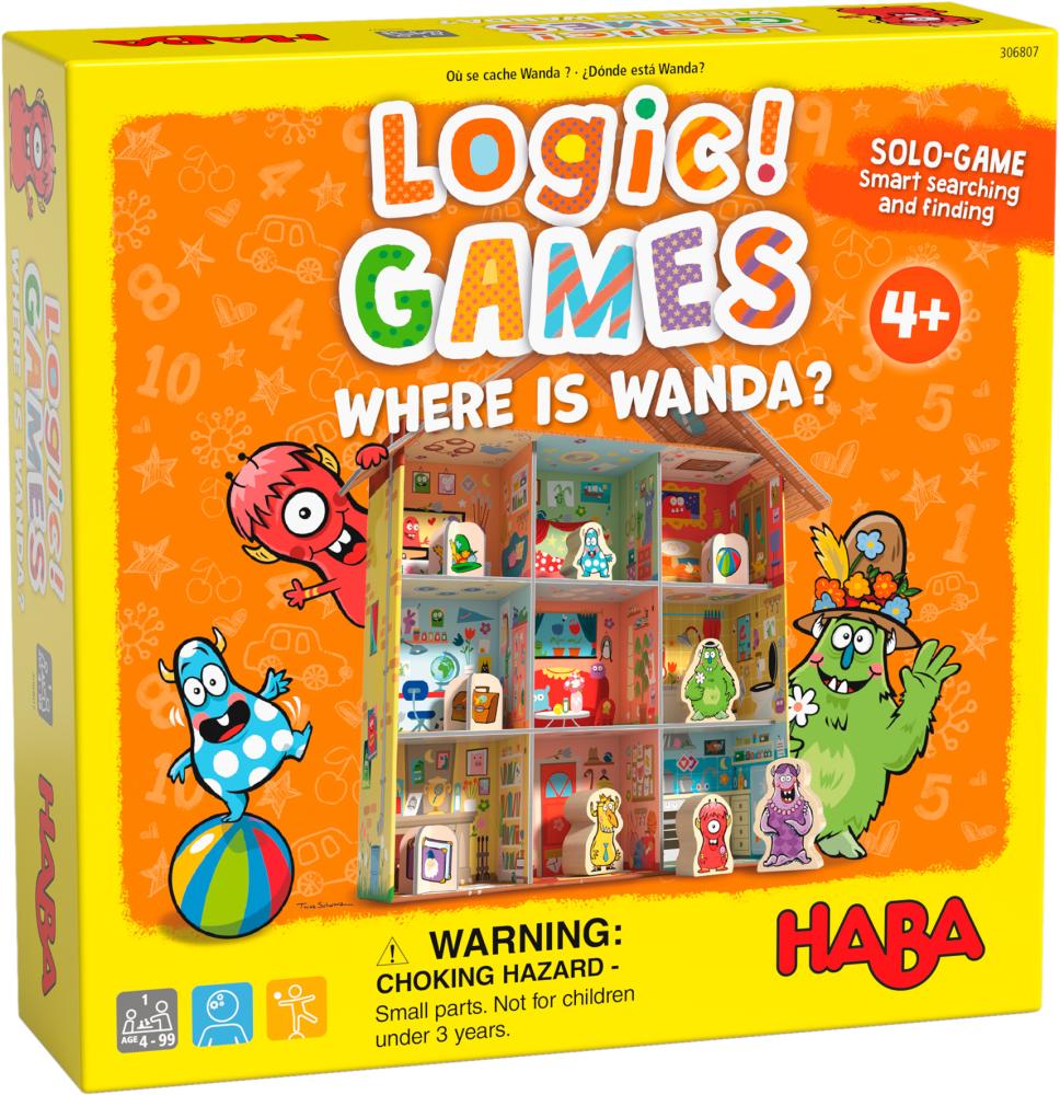 Haba Poškozené - Logic! GAMES Logická hra pro děti Kde je Wanda?